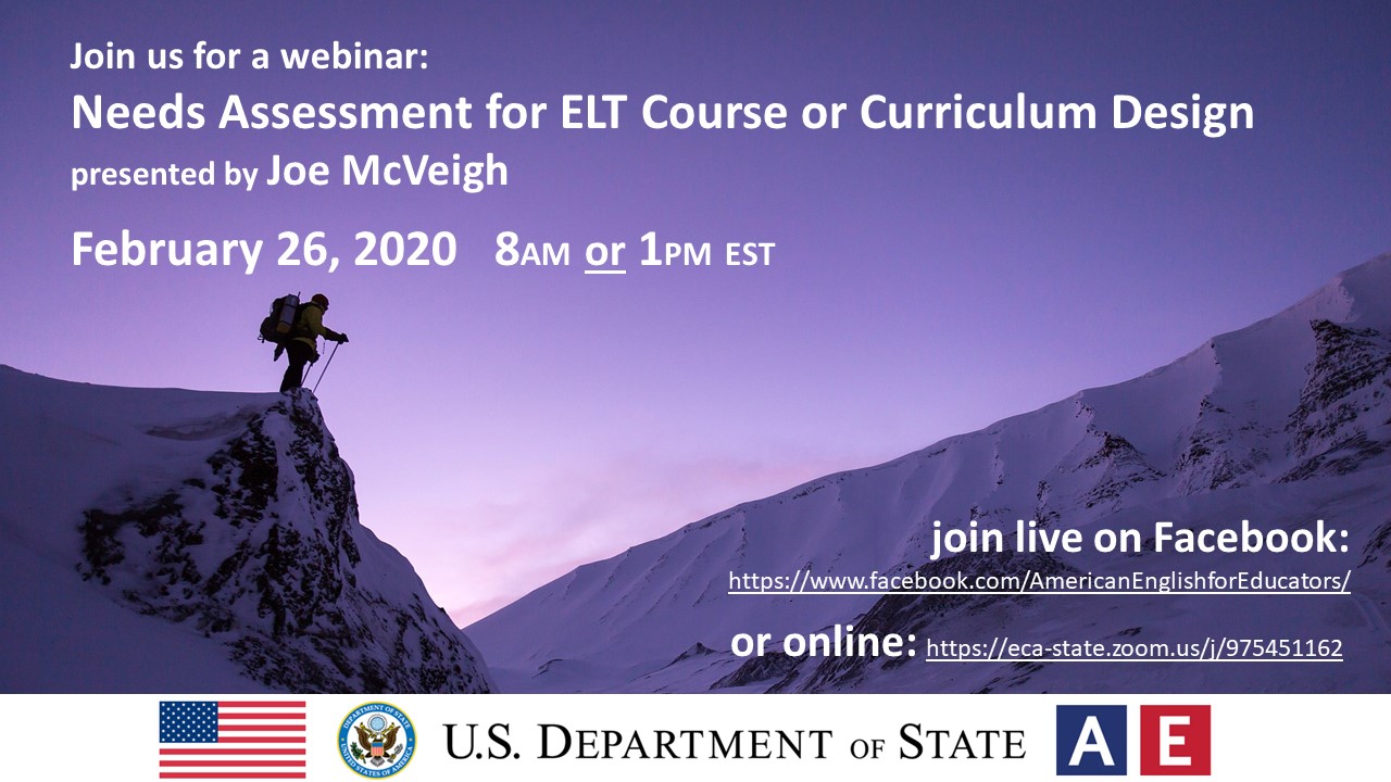 Needs Assessment for Course or Curriculum Design
